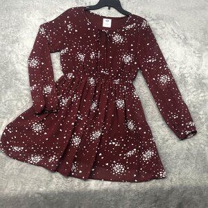 Mid-Length Dress Size M Hearts Red Wine Maroon Burgandy Wild Blue Brand